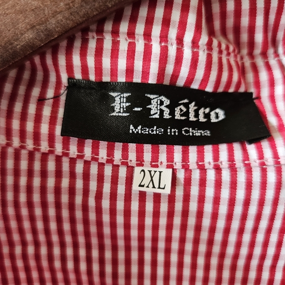 I-Retro button down sz 2X - Picture 4 of 7